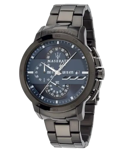 Maserati herrklocka Chronograph Blå/Grå 45 mm R8873619001