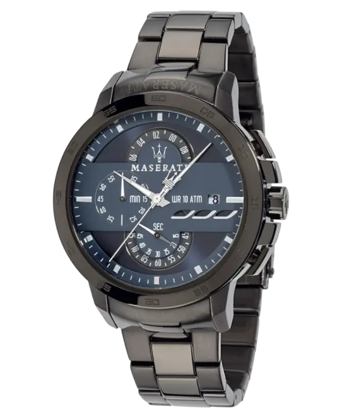 Maserati herrklocka Chronograph Blå/Grå 45 mm R8873619001