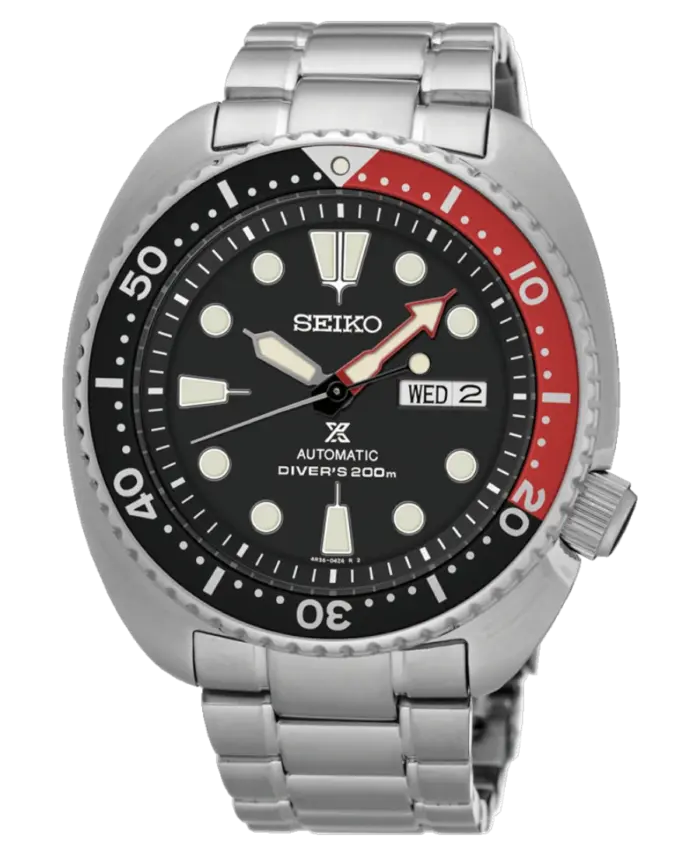 Seiko Prospex Automatisk Turtle Svart/Röd 45 mm - Bild 1