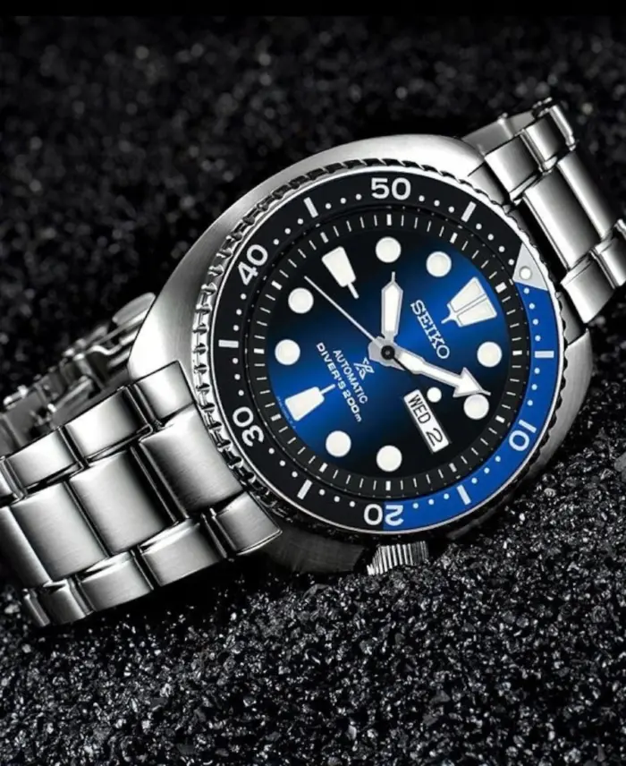 Seiko Prospex Automatisk Turtle Blå/Stål 45 mm - Bild 2