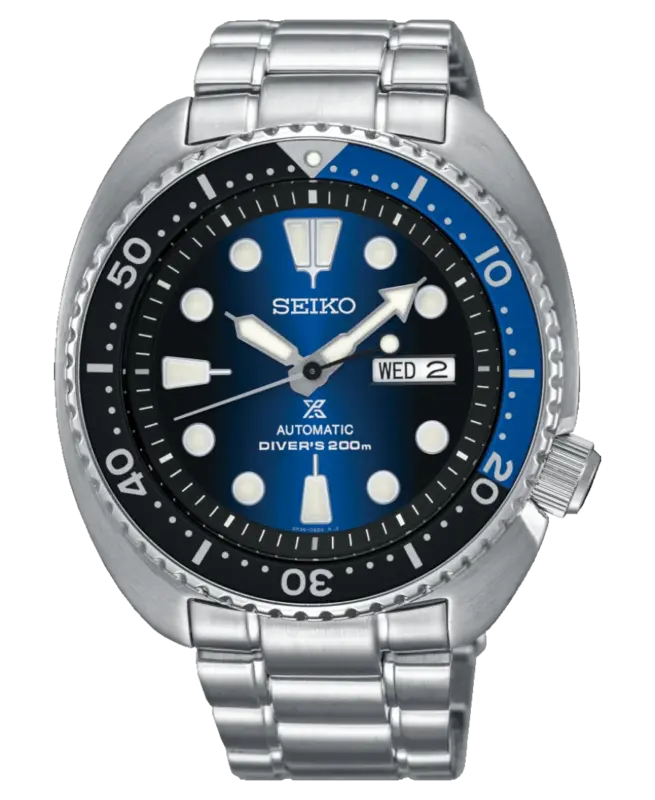 Seiko Prospex Automatisk Turtle Blå/Stål 45 mm SRPC25J1
