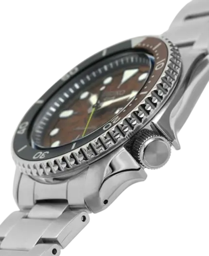 Seiko 5 Sports Automatisk Skeleton Brun/Stål 42.5 mm SRPJ47K1
