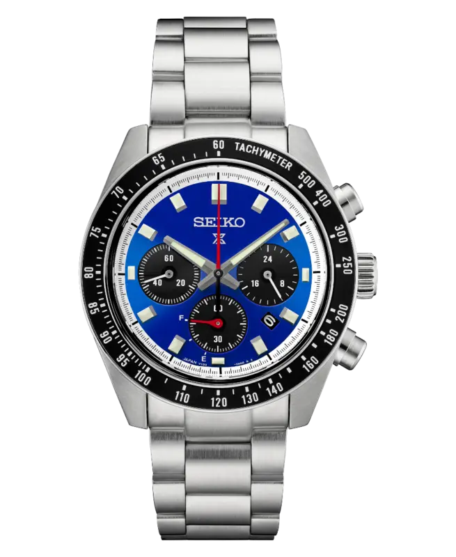 Seiko Prospex Speedtimer Blå/Stål 41.4 mm SSC931