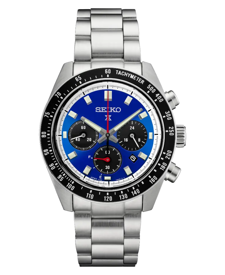 Seiko Prospex Speedtimer Blå/Stål 41.4 mm SSC931
