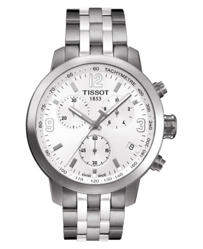 Tissot T-Sport Vit/Stål 42 mm T055.417.11.017.00