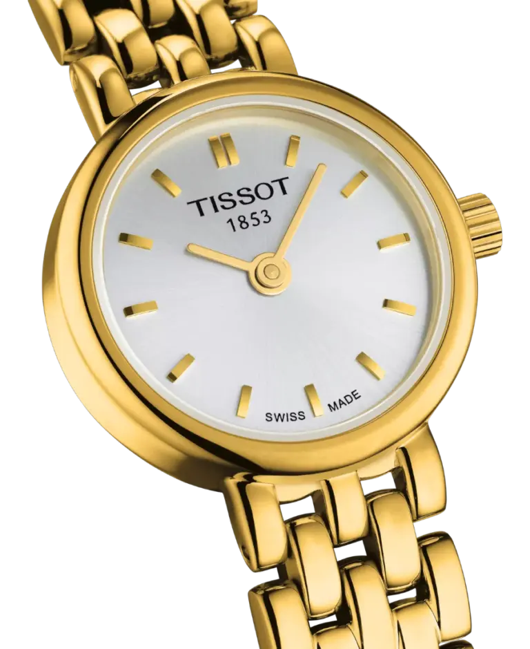 Tissot T-Trend Lovely Silverfärgad/Gulguldtonat stål 19.5 mm T058.009.33.031.00