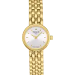 Tissot T-Trend Lovely Silverfärgad/Gulguldtonat stål 19.5 mm T058.009.33.031.00