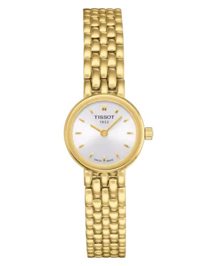Tissot T-Trend Lovely Silverfärgad/Gulguldtonat stål 19.5 mm T058.009.33.031.00