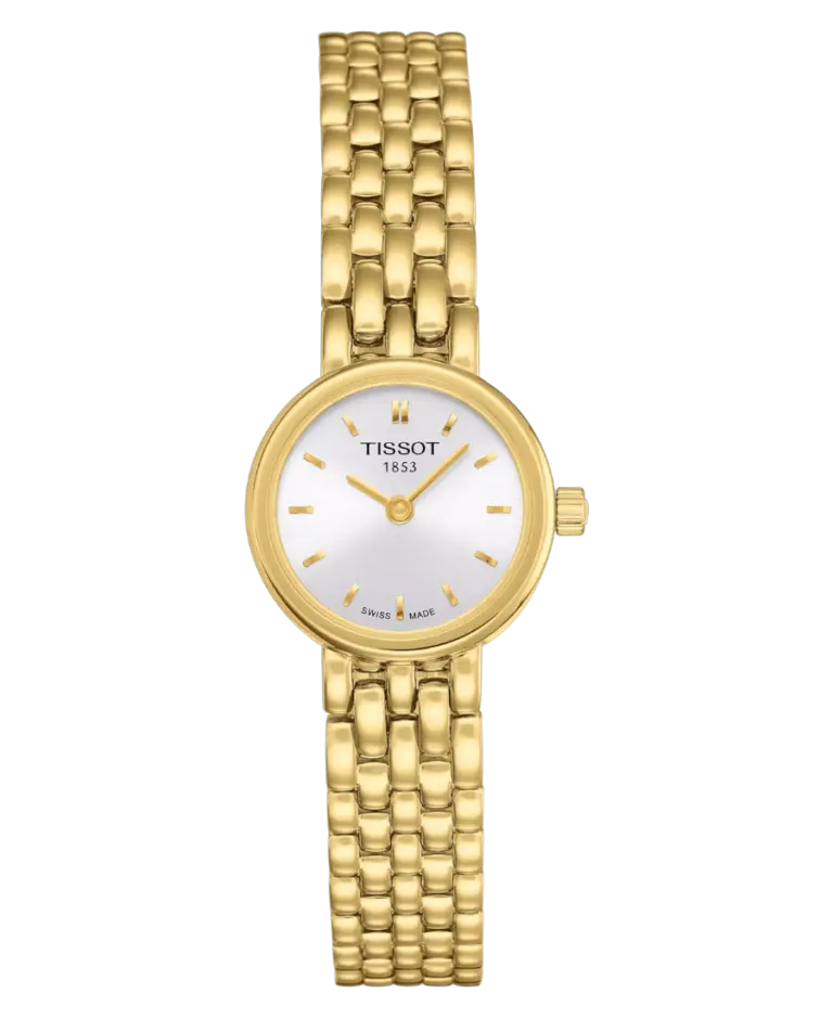 Tissot T-Trend Lovely Silverfärgad/Gulguldtonat stål 19.5 mm T058.009.33.031.00