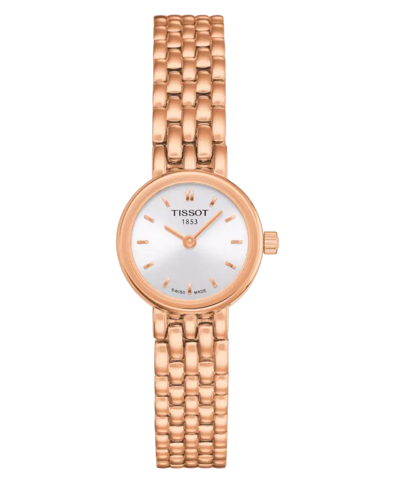 Tissot T-Lady Lovely Silverfärgad/Roséguldstonat stål 19.5 mm T058.009.33.031.01