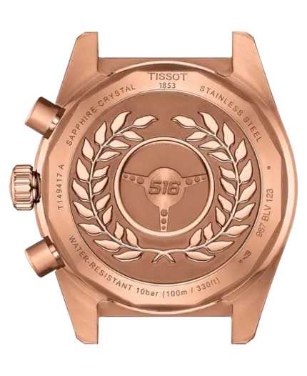 Tissot PR516 Svart/Roséguldstonat stål 40 mm T149.417.33.051.00