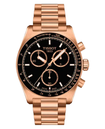 Tissot PR516 Svart/Roséguldstonat stål 40 mm T149.417.33.051.00