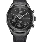 Hugo Boss Chronograph Svart/Läder 43 mm