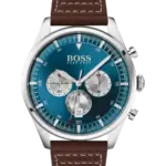 Hugo Boss Blå/Läder 44 mm