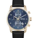 Hugo Boss Skymaster Blå/Läder 44 mm