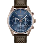 Hugo Boss Champion Blå/Läder 44 mm 1513817
