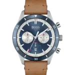 Hugo Boss Santiago Blå/Läder 44 mm
