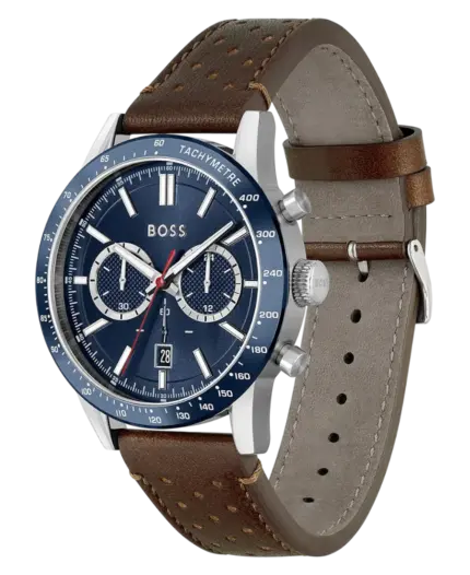 Hugo Boss Allure Blå/Läder 44 mm 1513921