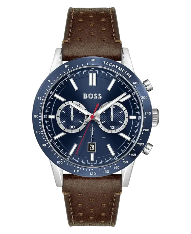Hugo Boss Allure Blå/Läder 44 mm 1513921
