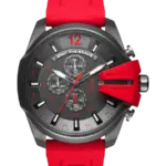 Diesel Mega Chief Grå/Röd Gummi 52 mm