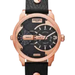 Diesel Mega Chief Svart/Svart Läder 54 mm