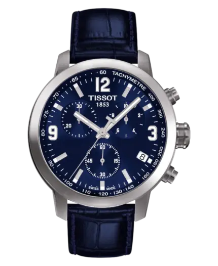 Tissot PRC 200 Blå/Läder 42 mm T055.417.16.047.00