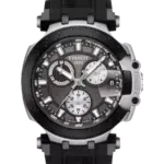 Tissot T-Race Kronograf Svart/Grå Gummi 43 mm T115.417.27.061.00