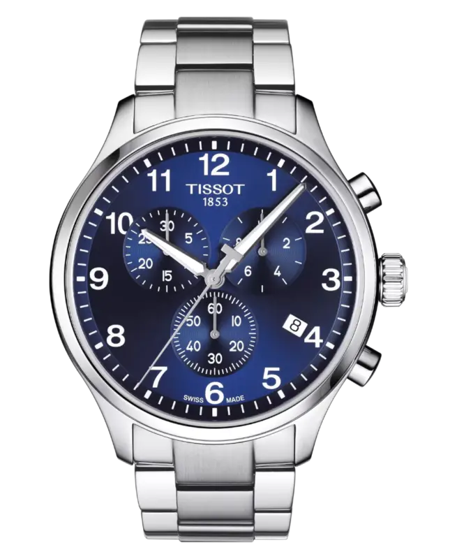 Tissot Chrono XL Classic Blå/Stål 45 mm T116.617.11.047.00