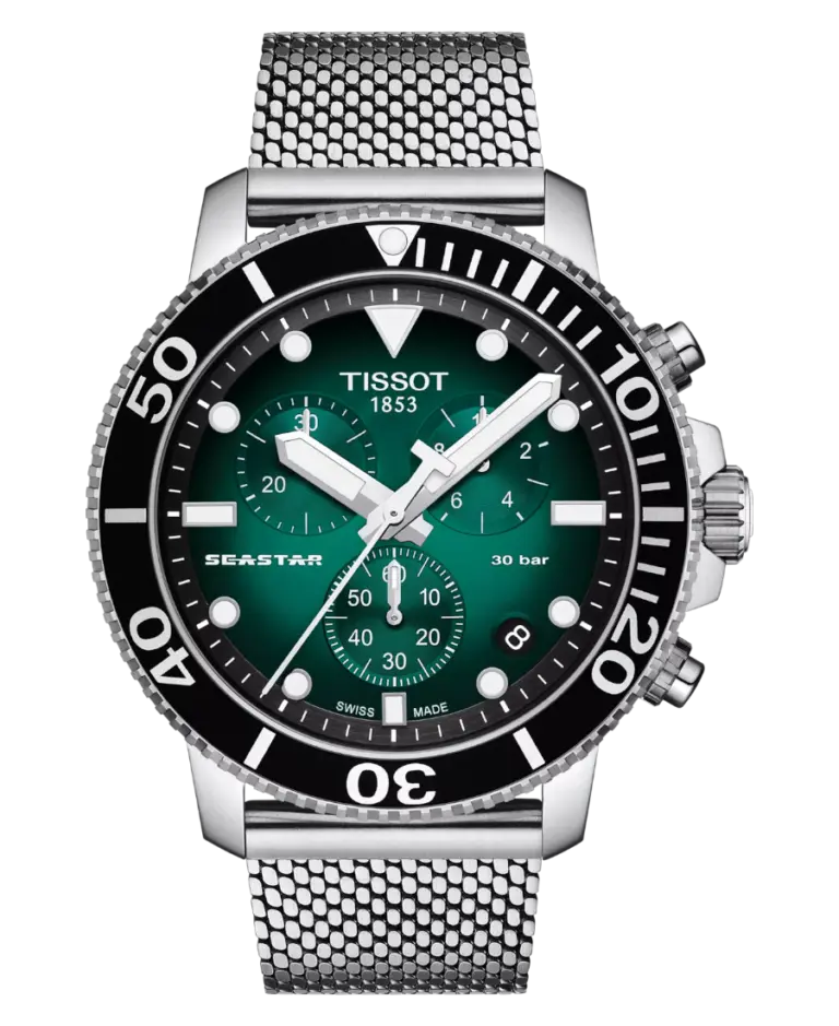 Tissot Seastar 1000 Grön/Stål 45.5 mm T120.417.11.091.00
