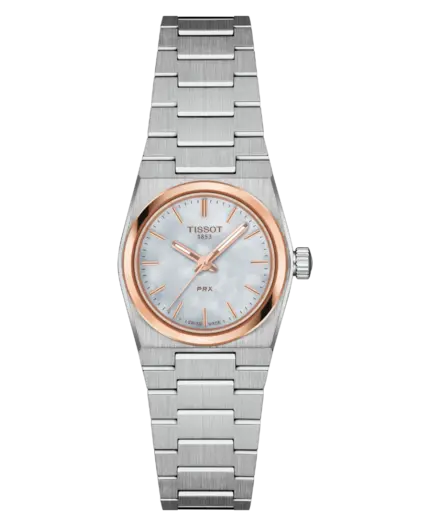 Tissot PRX Pärlemor/Roséguld 25 mm T137.010.21.111.00