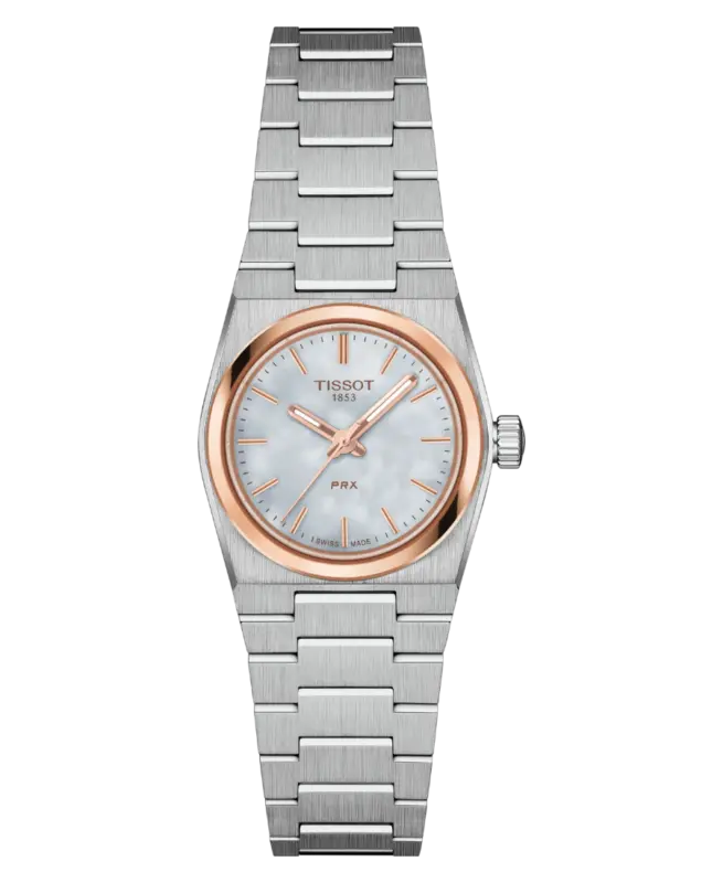 Tissot PRX Pärlemor/Roséguld 25 mm T137.010.21.111.00