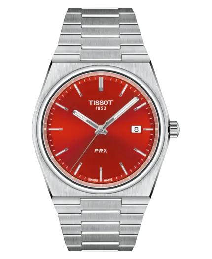 Tissot PRX Röd/Stål 40 mm T137.410.11.421.00