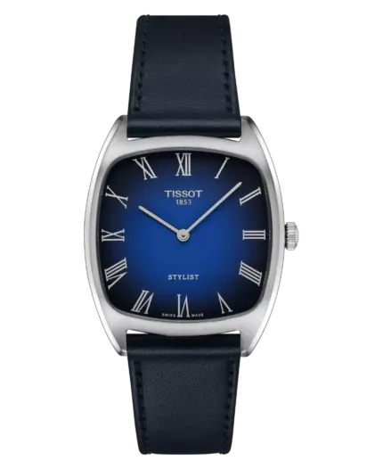 Tissot Stylist Blå/Läder 32 mm T159.909.16.043.00