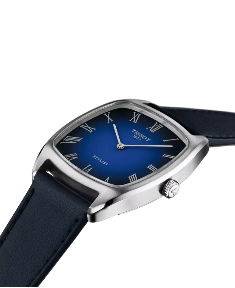 Tissot Stylist Blå/Läder 32 mm T159.909.16.043.00
