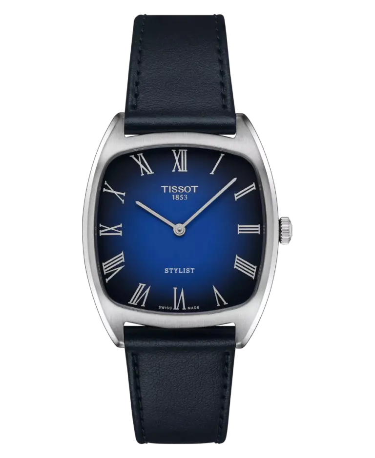 Tissot Stylist Blå/Läder 32 mm T159.909.16.043.00