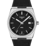 Tissot PRX Svart/Gummi 40 mm