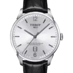 Tissot Chemin des Tourelles Automatisk Silver/Läder 42 mm