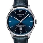 Tissot Chemin des Tourelles Automatisk Blå/Läder 42 mm