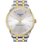 Tissot Chemin des Tourelles Automatisk Silver/Gulguldtonat Stål 42 mm