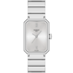 Tissot SRV 30mm Quartz Damklocka – Silver urtavla & grå stållänk