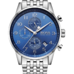 Hugo Boss View Herrklocka 44 mm med Grå Rostfri Stållänk