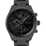 Hugo Boss Grand Prix Herrklocka 44 mm med Svart Stålarmband