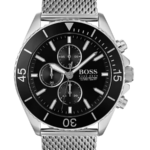 Hugo Boss Ocean Edition Herrklocka 47 mm med Silverfärgat Stålarmband