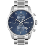 Hugo Boss Skymaster Herrklocka 44 mm med Silverfärgat Stålarmband