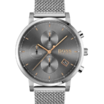 Hugo Boss Integrity Herrklocka 43 mm med Silverfärgat Stålarmband