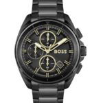 Hugo Boss Volane Herrklocka med svart urtavla och svart armband i rostfritt stål