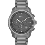 Hugo Boss Trace Herrklocka 44 mm i Silvertonat Rostfritt Stålarmband