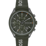 Hugo Boss Velocity Herrklocka 44 mm med Svart Läderarmband