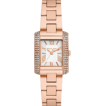 Michael Kors Mini Emery Pavé Rose Gold‑Tone Watch
