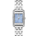 Michael Kors Mini Monroe Pavé Silver‑Tone Watch